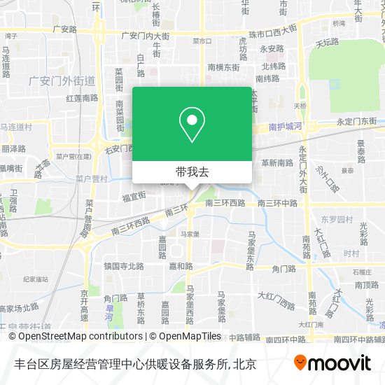 丰台区房屋经营管理中心供暖设备服务所地图