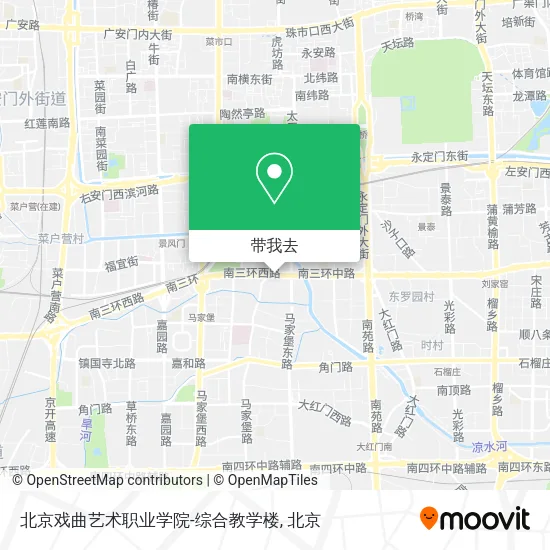 北京戏曲艺术职业学院-综合教学楼地图