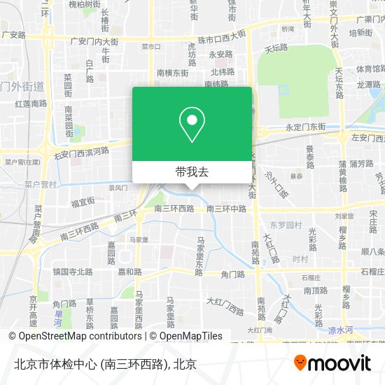 北京市体检中心 (南三环西路)地图