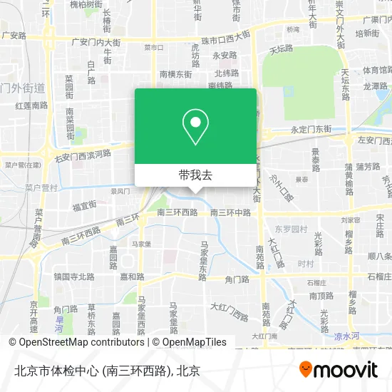 北京市体检中心 (南三环西路)地图