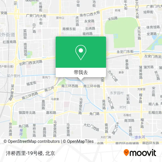 洋桥西里-19号楼地图