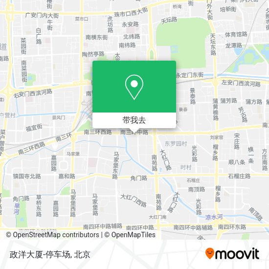 政洋大厦-停车场地图