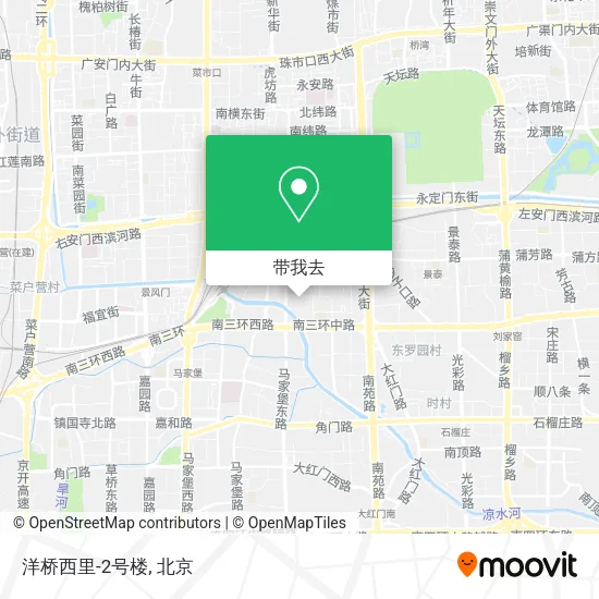 洋桥西里-2号楼地图