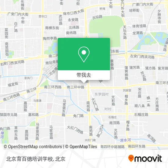 北京育百德培训学校地图