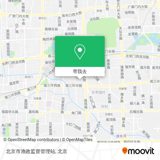 北京市渔政监督管理站地图