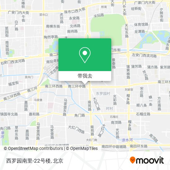 西罗园南里-22号楼地图