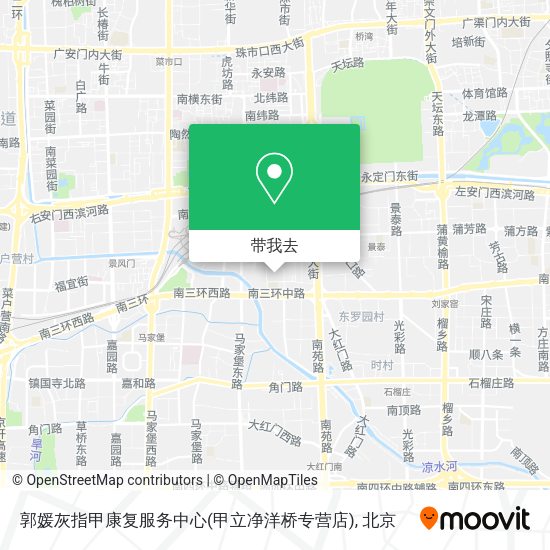 郭媛灰指甲康复服务中心(甲立净洋桥专营店)地图