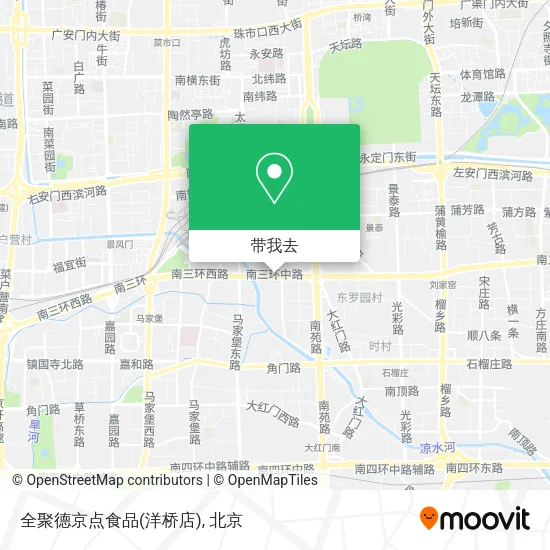 全聚德京点食品(洋桥店)地图