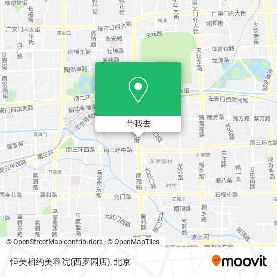 恒美相约美容院(西罗园店)地图