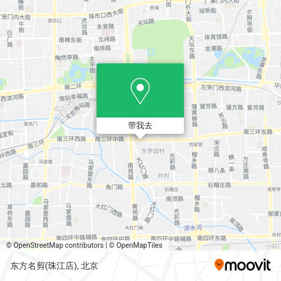 东方名剪(珠江店)地图