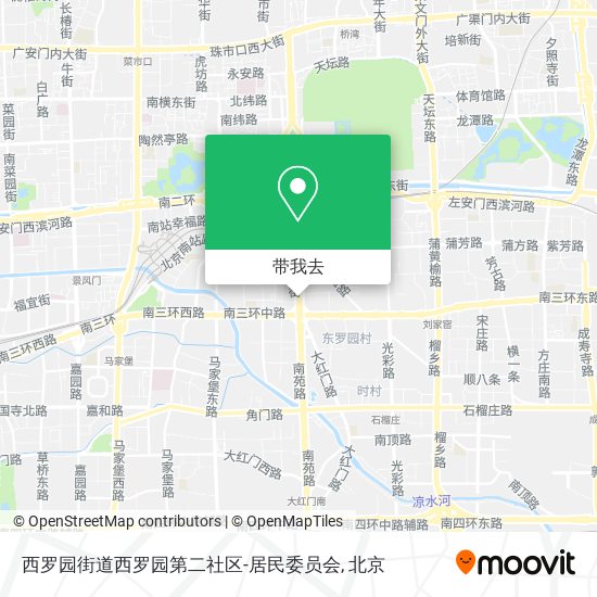 西罗园街道西罗园第二社区-居民委员会地图