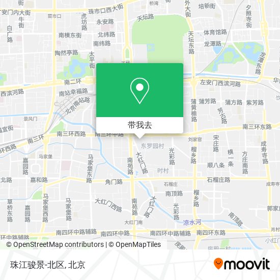 珠江骏景-北区地图