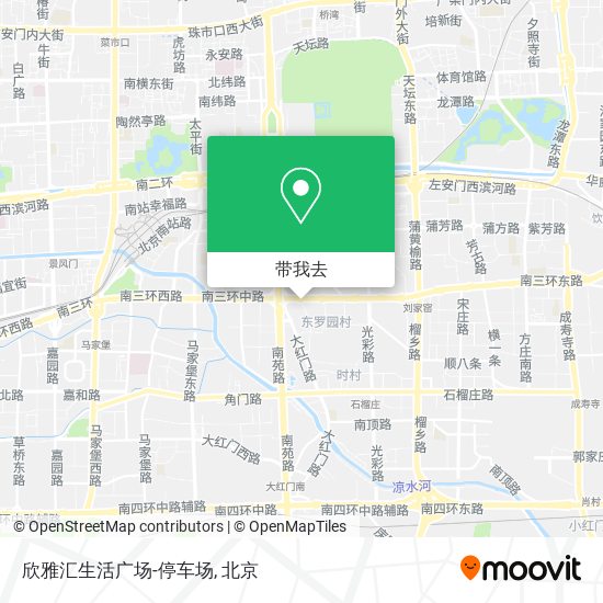 欣雅汇生活广场-停车场地图