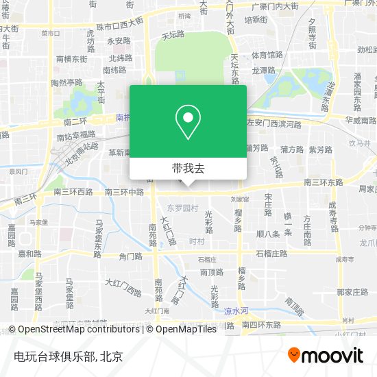 电玩台球俱乐部地图