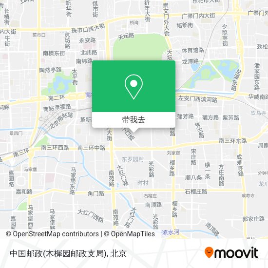 中国邮政(木樨园邮政支局)地图