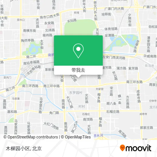 木樨园小区地图