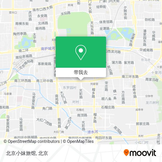 北京小妹旅馆地图