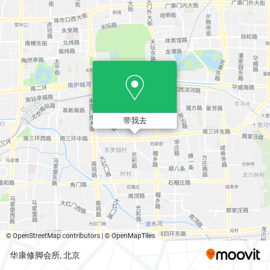 华康修脚会所地图