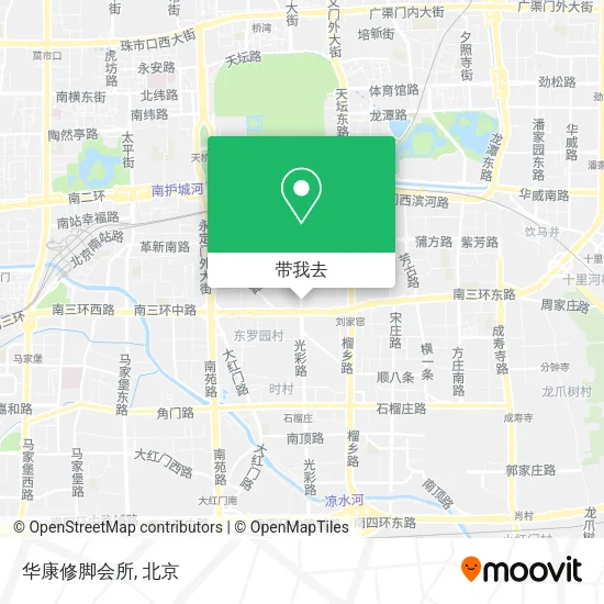 华康修脚会所地图
