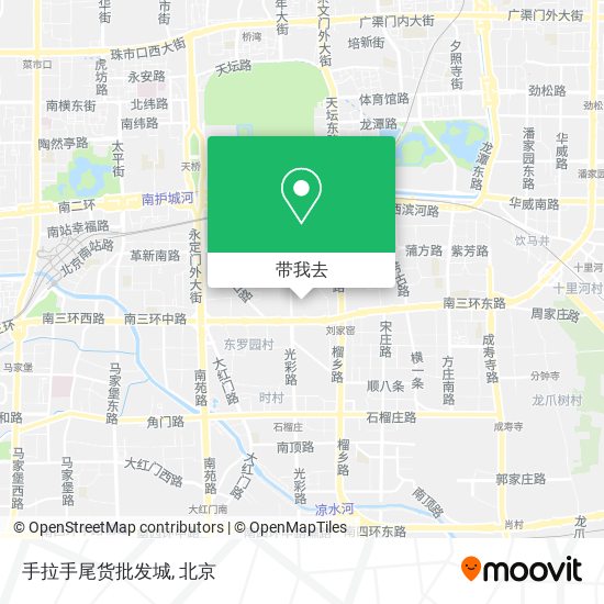 手拉手尾货批发城地图