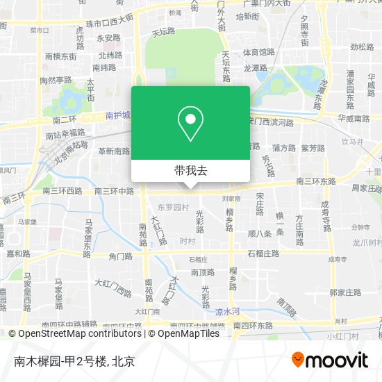 南木樨园-甲2号楼地图