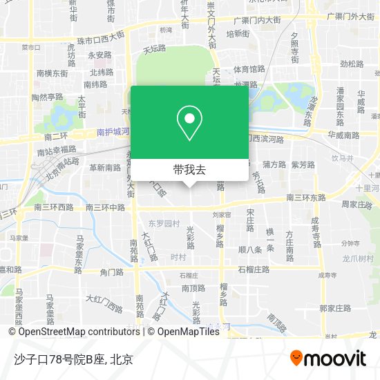 沙子口78号院B座地图