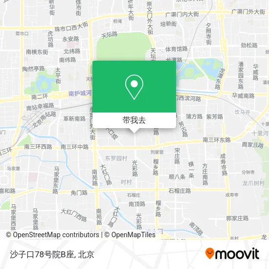 沙子口78号院B座地图