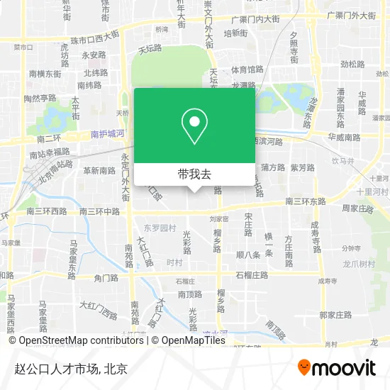 赵公口人才市场地图