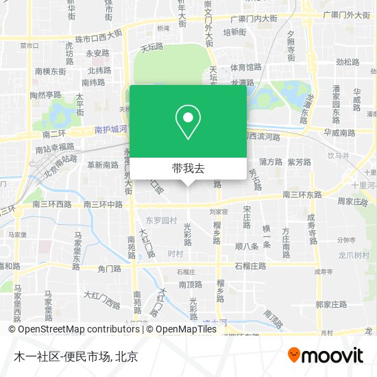 木一社区-便民市场地图