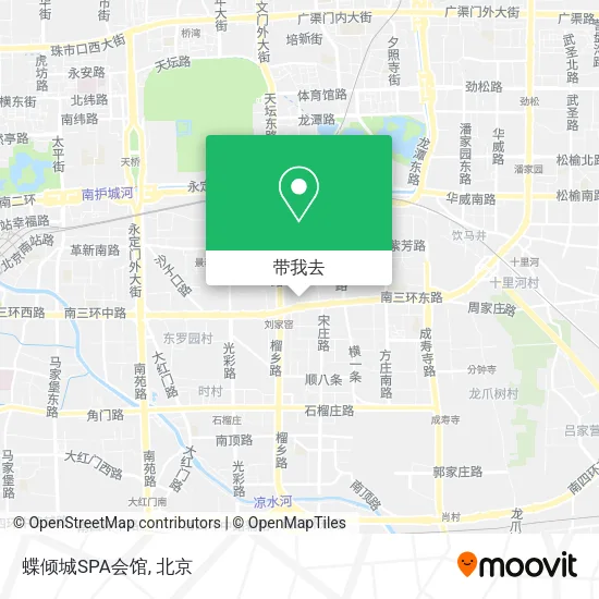 蝶倾城SPA会馆地图