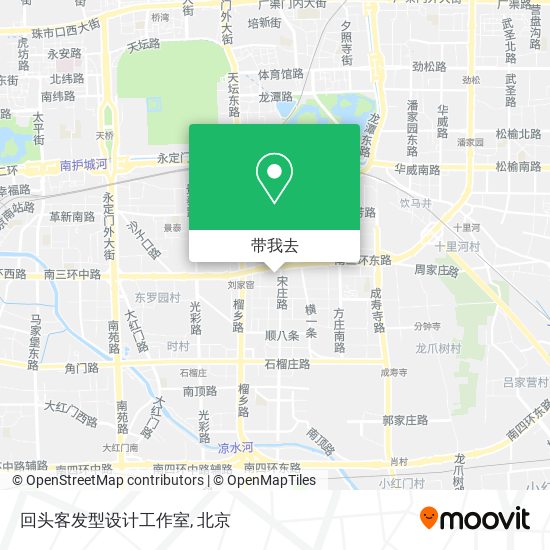 回头客发型设计工作室地图