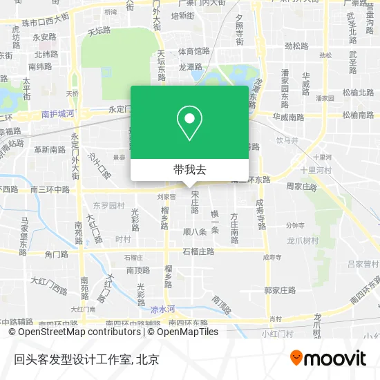 回头客发型设计工作室地图