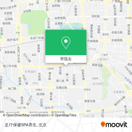 足疗保健SPA养生地图