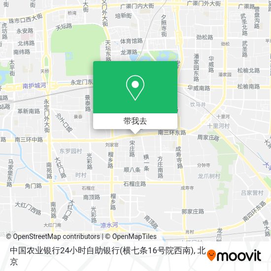 中国农业银行24小时自助银行(横七条16号院西南)地图