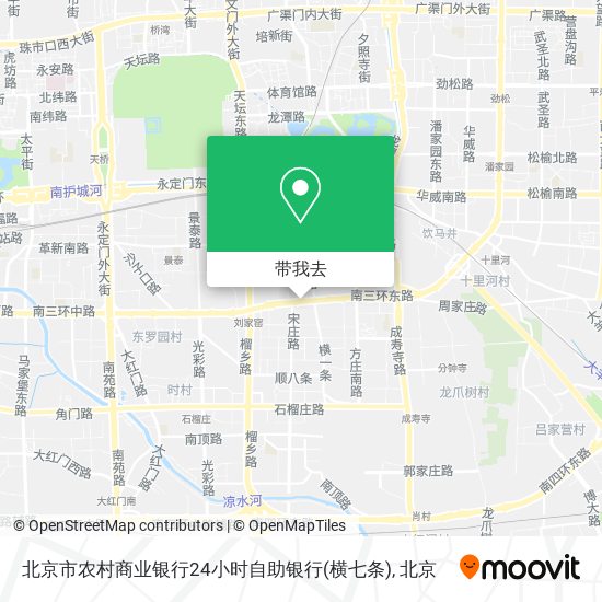 北京市农村商业银行24小时自助银行(横七条)地图