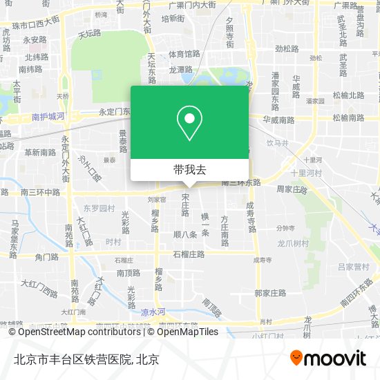 北京市丰台区铁营医院地图