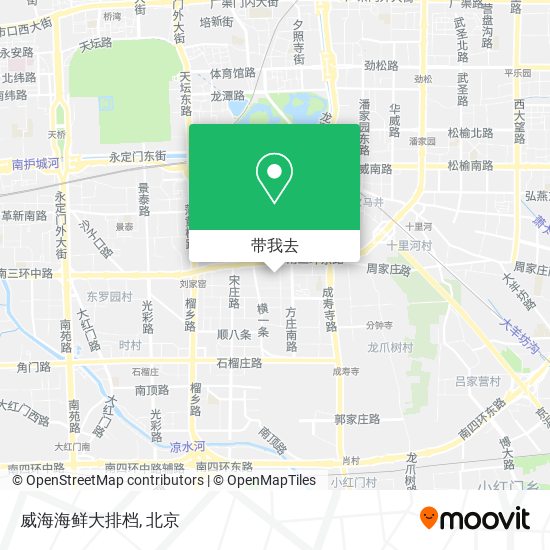 威海海鲜大排档地图