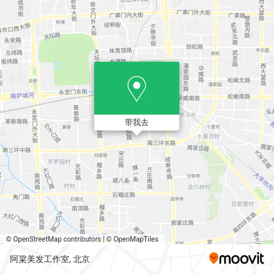 阿粱美发工作室地图