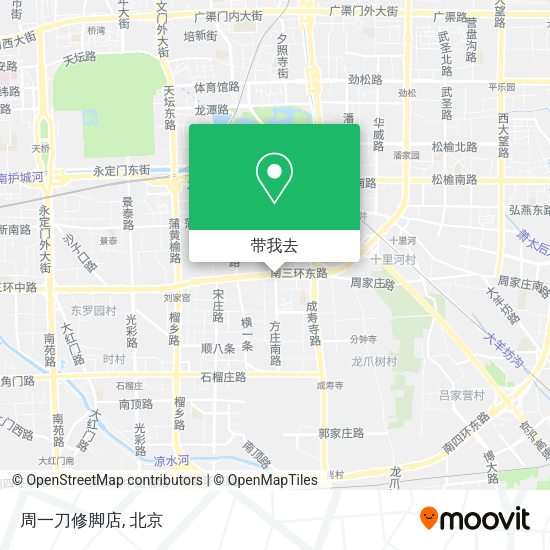 周一刀修脚店地图