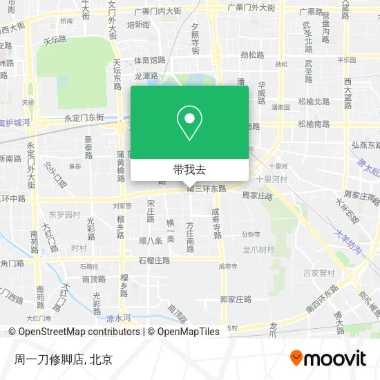 周一刀修脚店地图