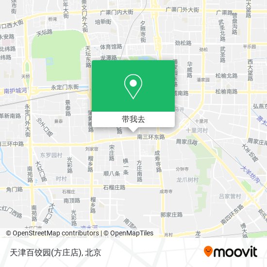 天津百饺园(方庄店)地图