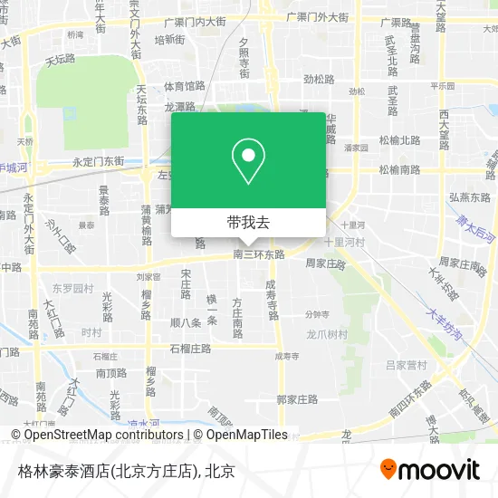 格林豪泰酒店(北京方庄店)地图