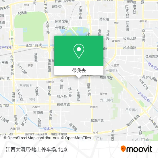 江西大酒店-地上停车场地图