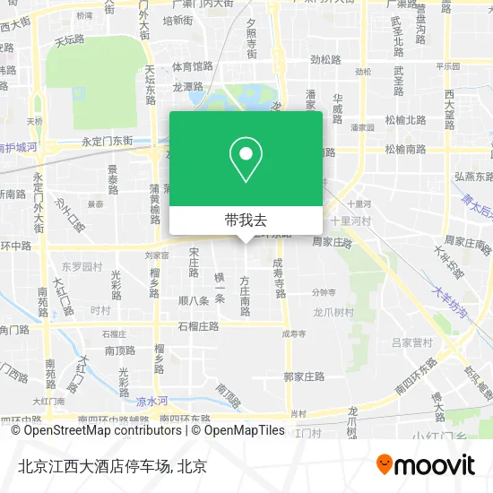 北京江西大酒店停车场地图