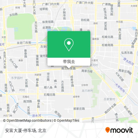 安富大厦-停车场地图