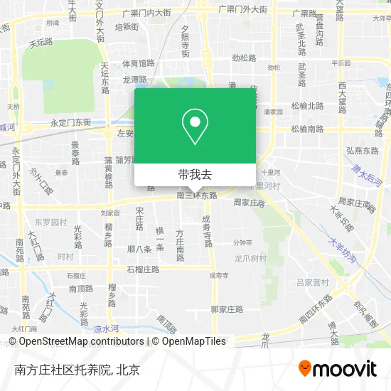 南方庄社区托养院地图