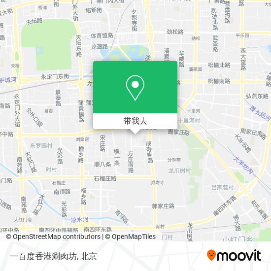 一百度香港涮肉坊地图