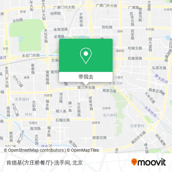 肯德基(方庄桥餐厅)-洗手间地图