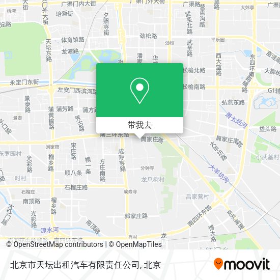北京市天坛出租汽车有限责任公司地图