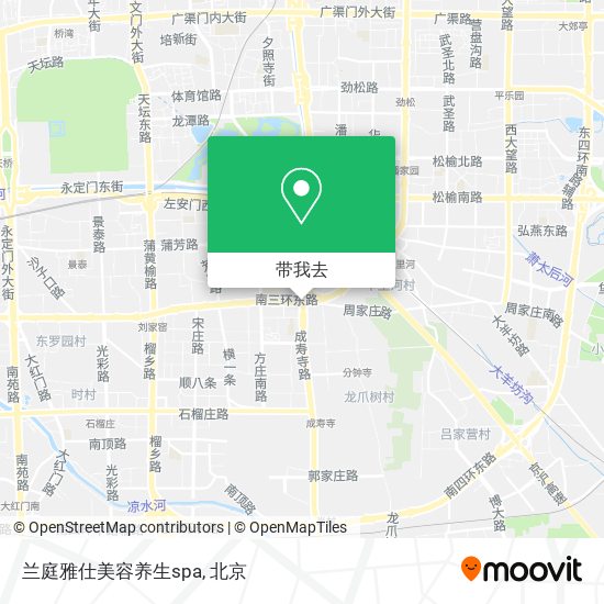 兰庭雅仕美容养生spa地图